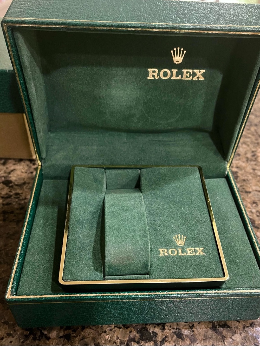 Rolex Bufkor vintage watch box and outer box